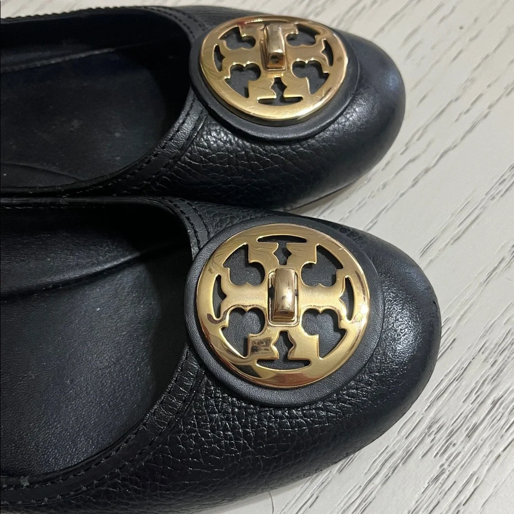 Tory Burch Black Flats - Picture 3 of 10